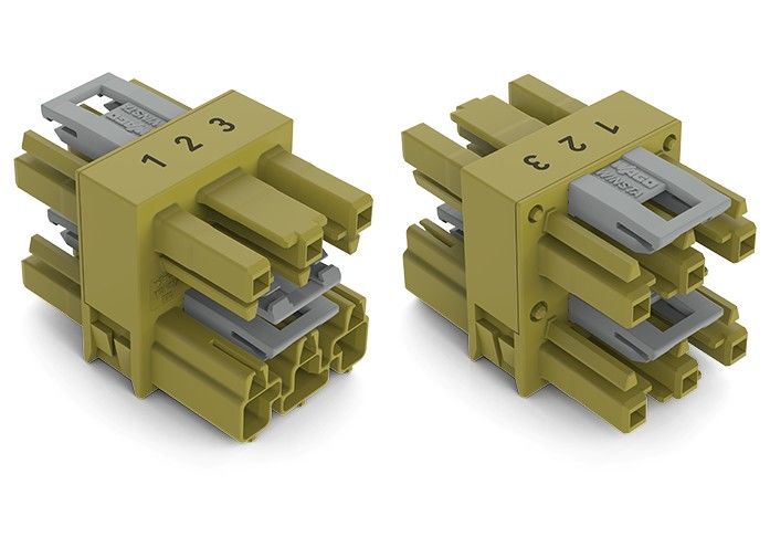 3-fach-Verteiler 3-polig 770-1715