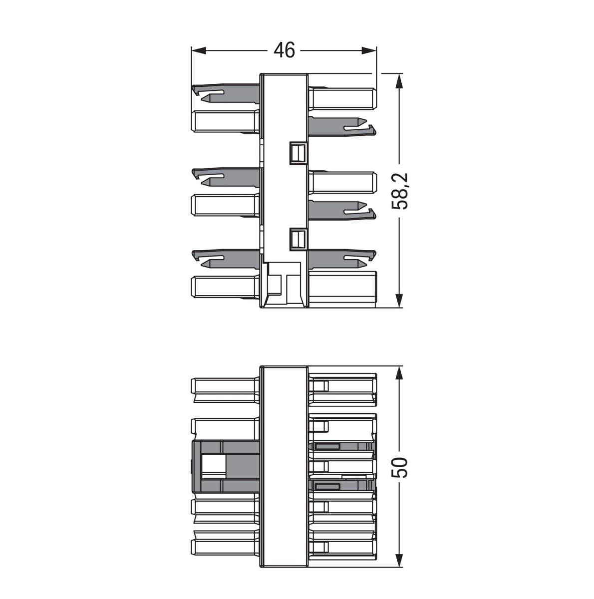 5-fach-Verteiler 5-polig 770-1947
