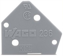 Abschlussplatte 1mm 236-500