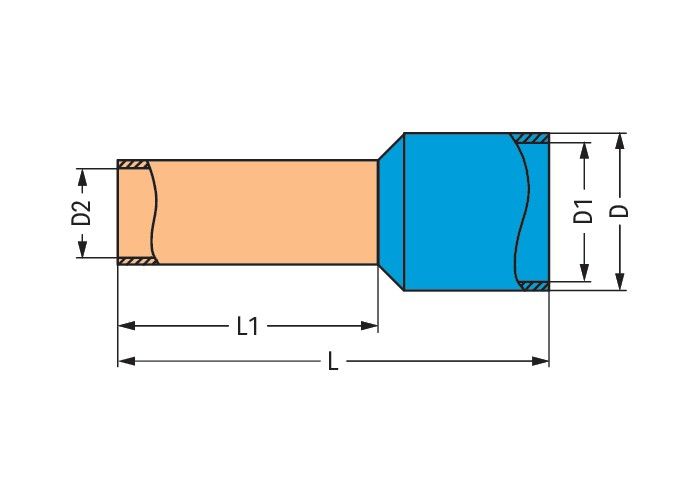 Aderendhülse 216-301