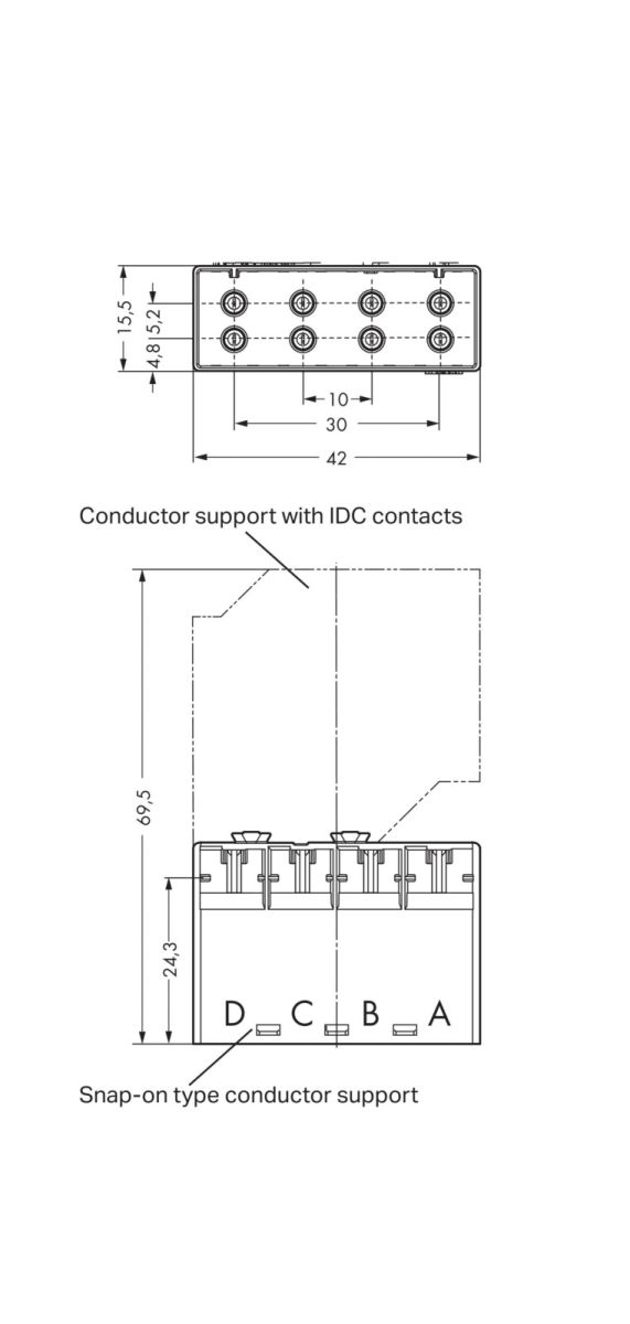 Anrastbarer Leitungshalter 267-324