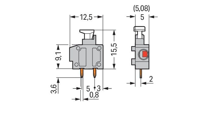 Anreihbare Leiterplattenk. 235-746/331-000