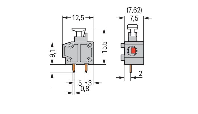 Anreihbare Leiterplattenk. 235-758/331-000