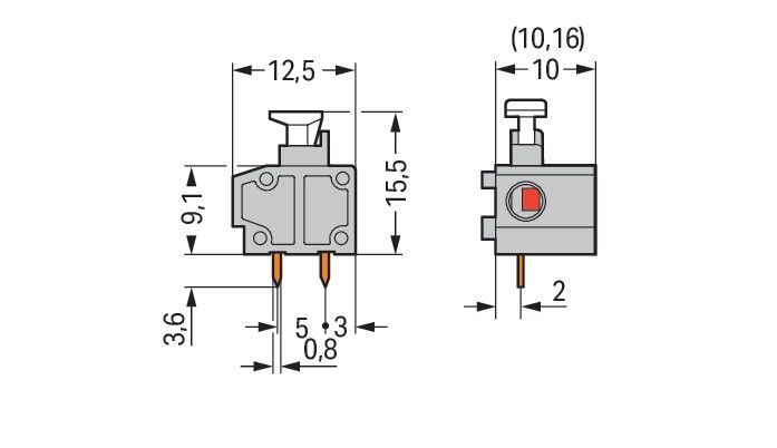 Anreihbare Leiterplattenk. 235-766/331-000