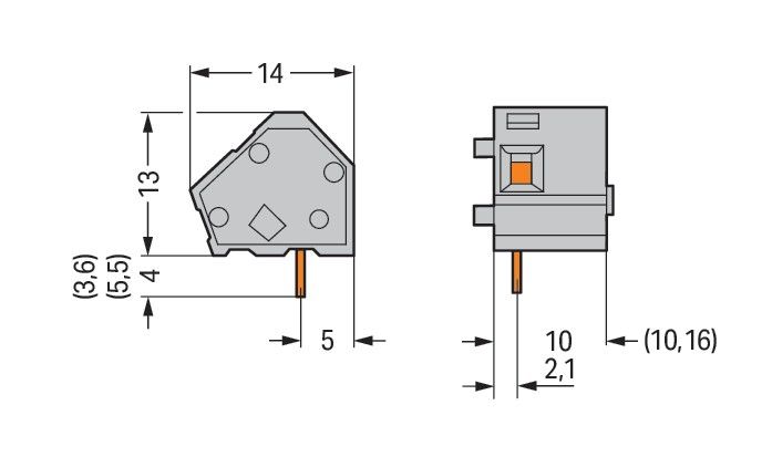 Anreihbare Leiterplattenk. 236-736