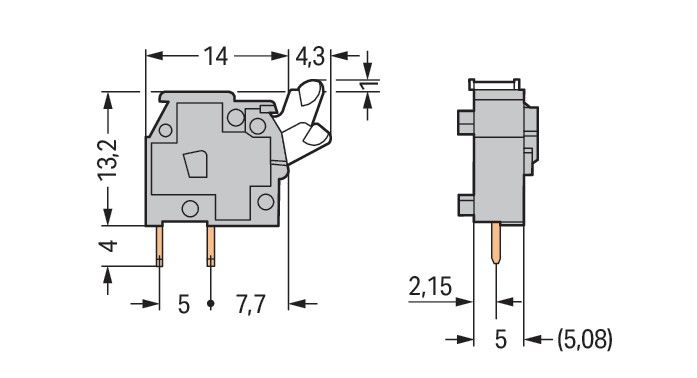 Anreihbare Leiterplattenk. 255-741