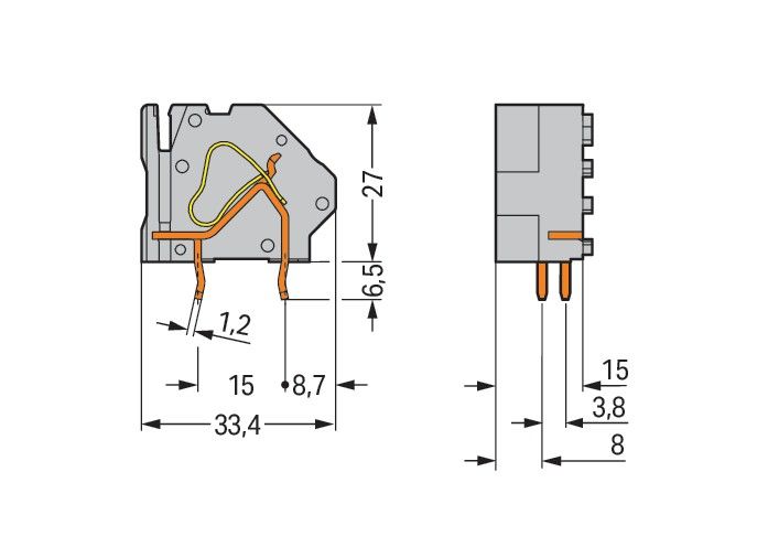 Anreihbare Leiterplattenk. 745-873/006-000/999-