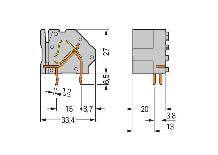 Anreihbare Leiterplattenk. 745-881/006-000
