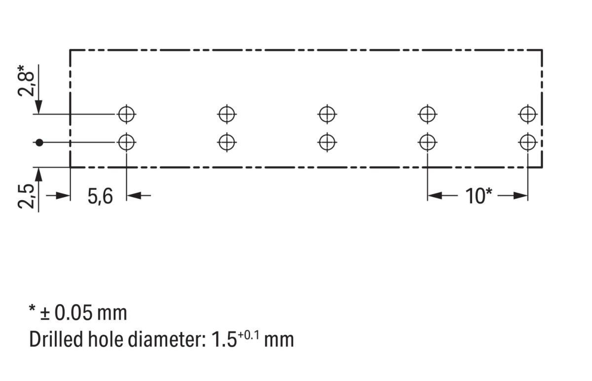 Buchse für Leiterplatten 770-885/082-000