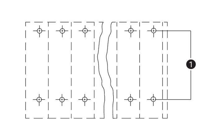 DoppelstockLeiterplattenk. 736-124