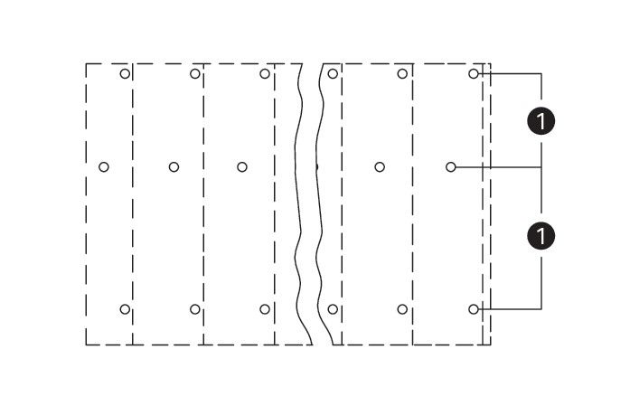 Dreistock-Leiterplattenkl. 737-566