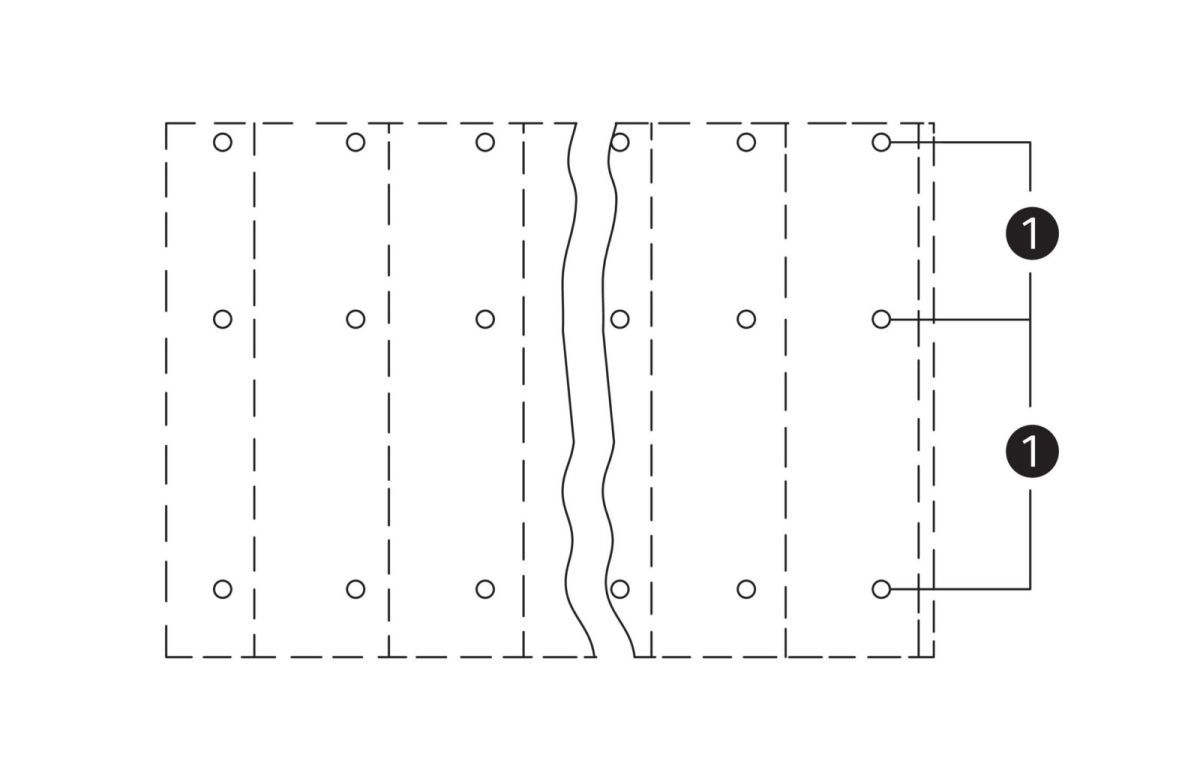 Dreistock-Leiterplattenkl. 737-802