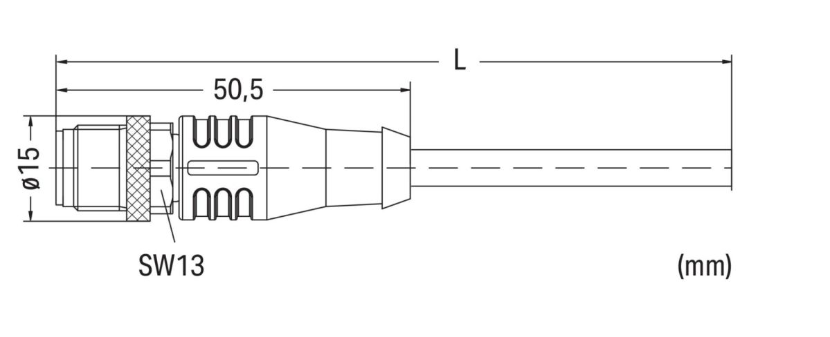 ETHERNET-Leitung M12D-St. 756-1201/060-050