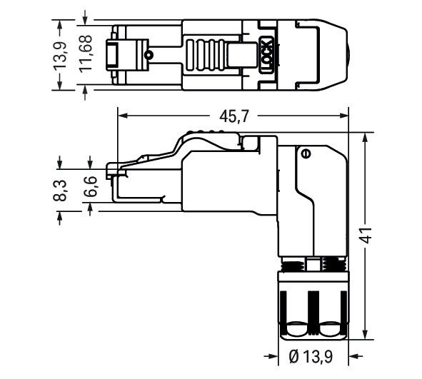 ETHERNET-Stecker RJ-45 750-979/000-011