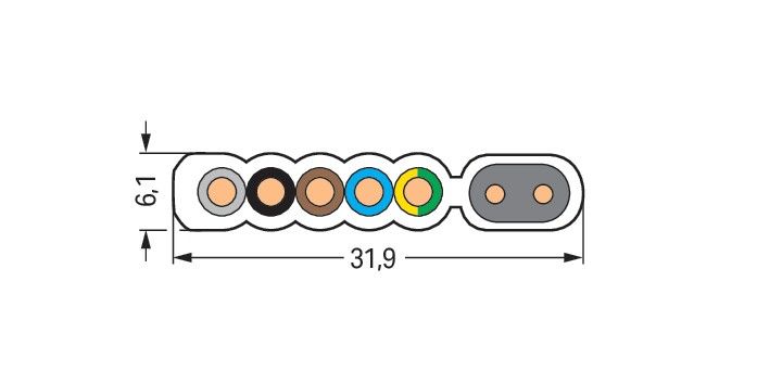 Flachleitung 897-261