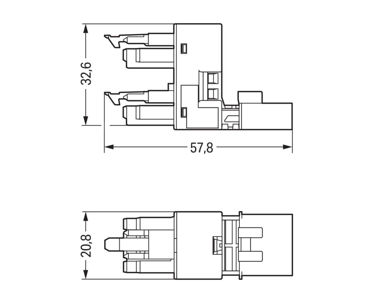 h-Verteiler 4-polig 890-944