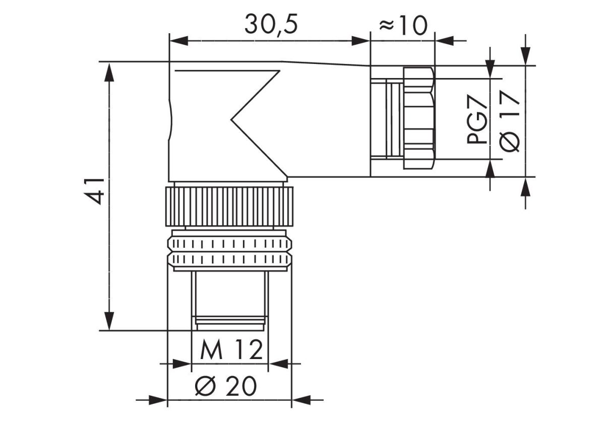 Konfekt. Steckverbinder 4p 756-9204/040-000
