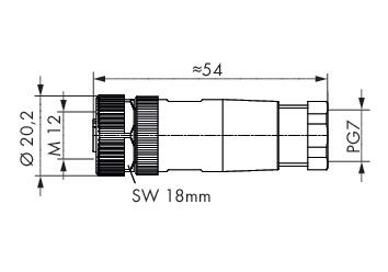 Konfekt. Steckverbinder 4p 756-9212/040-000