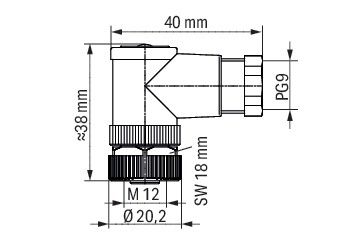 Konfekt. Steckverbinder 4p 756-9216/040-000