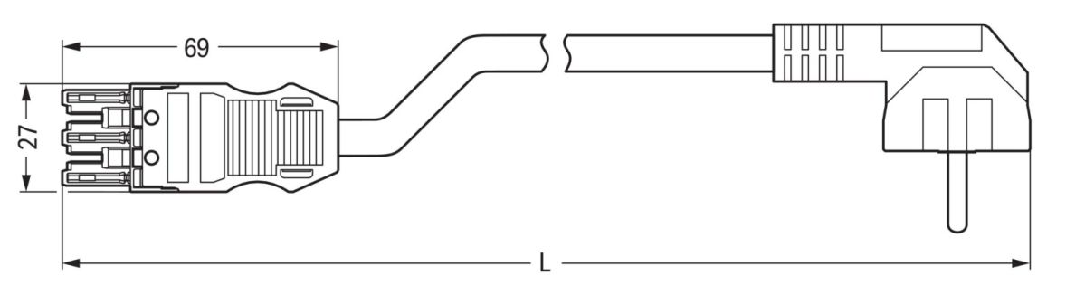konfekt. Übergangsleitung 771-9993/307-202