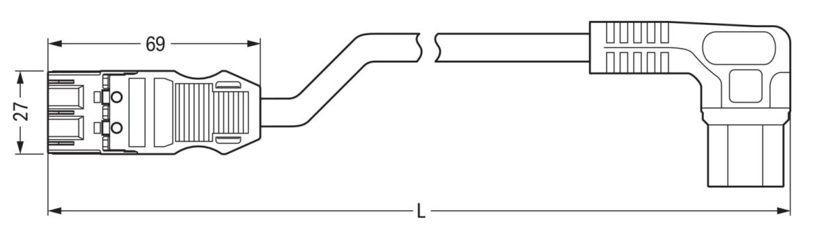 konfekt. Übergangsleitung 771-9993/805-301