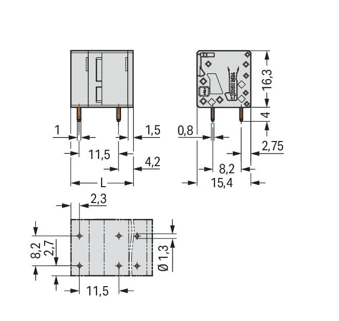 Leiterplattenklemme 2624-3502