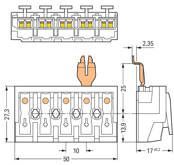 Leuchtenanschlussklemme 294-4335