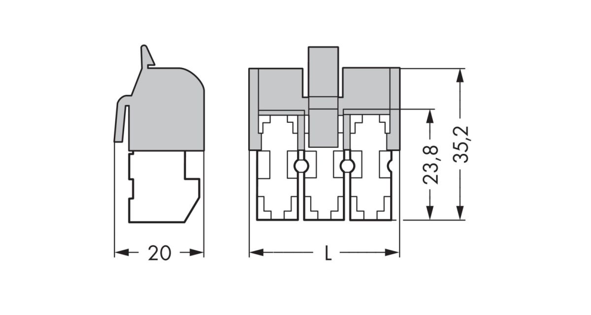 Netzanschlussklemme 272-405/272-514