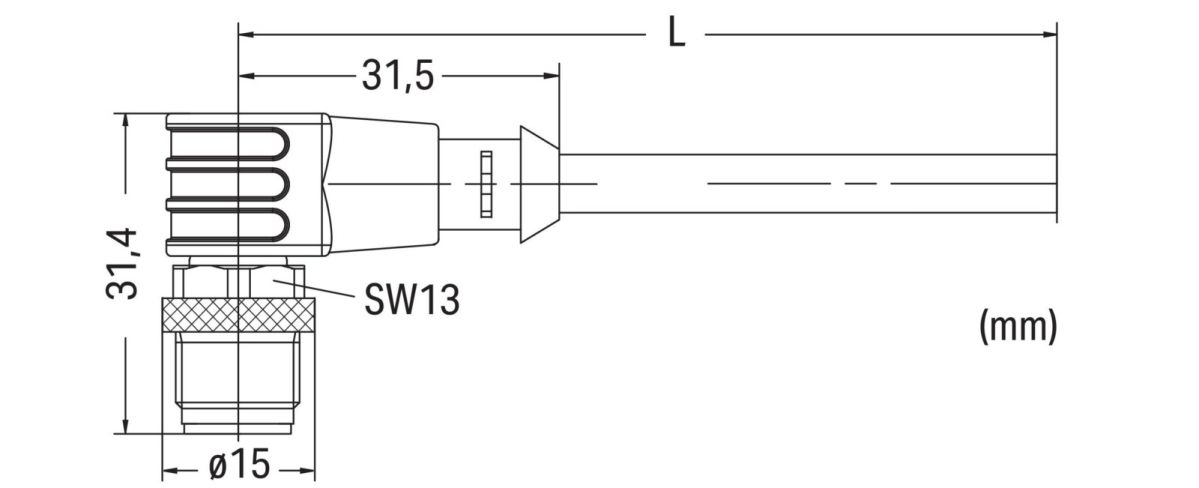 Sensor-/Aktorleitung M12A 756-5312/030-050