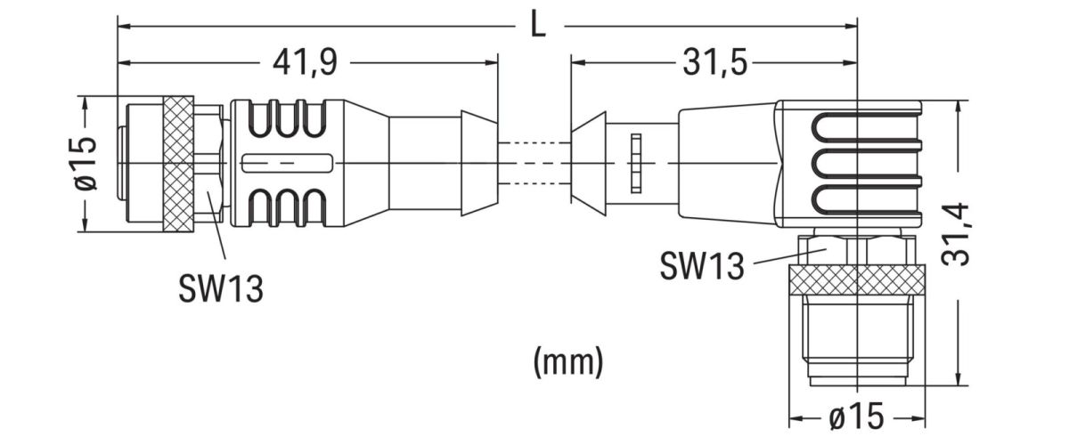 Sensor-/Aktorleitung M12A 756-5402/050-010