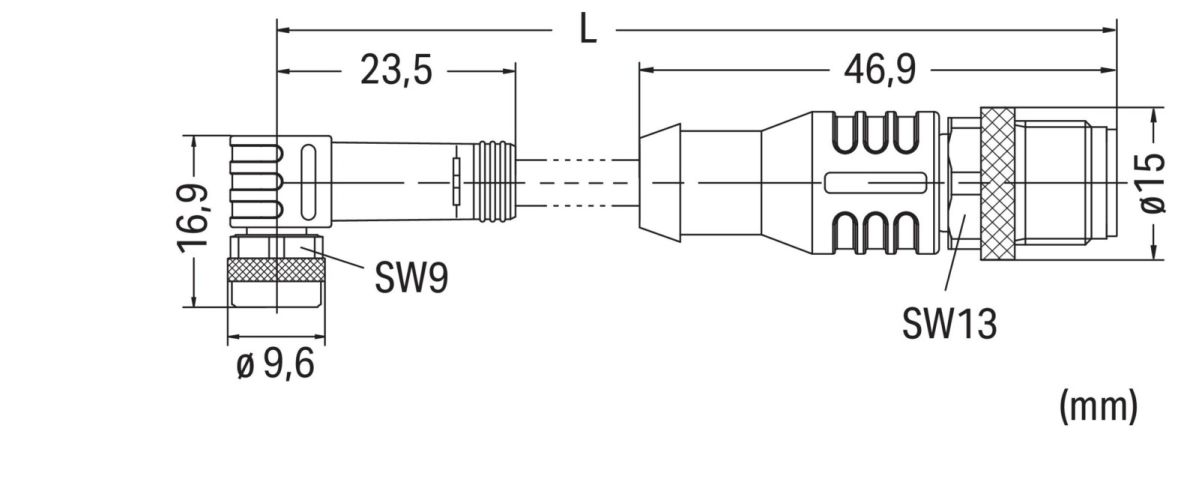 Sensor-/Aktorleitung M8Bu. 756-5509/030-020