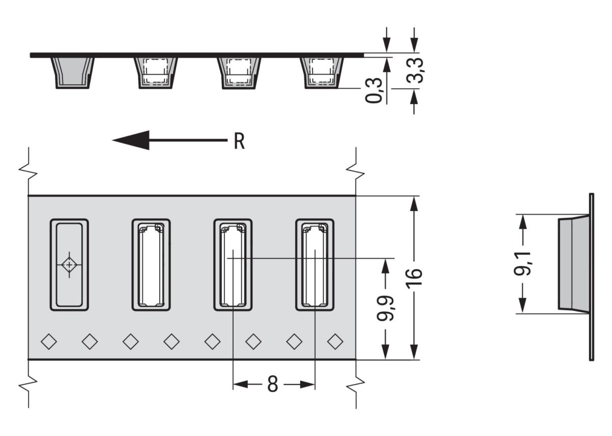 SMD-Leiterplattenklemme 2065-101/998-403