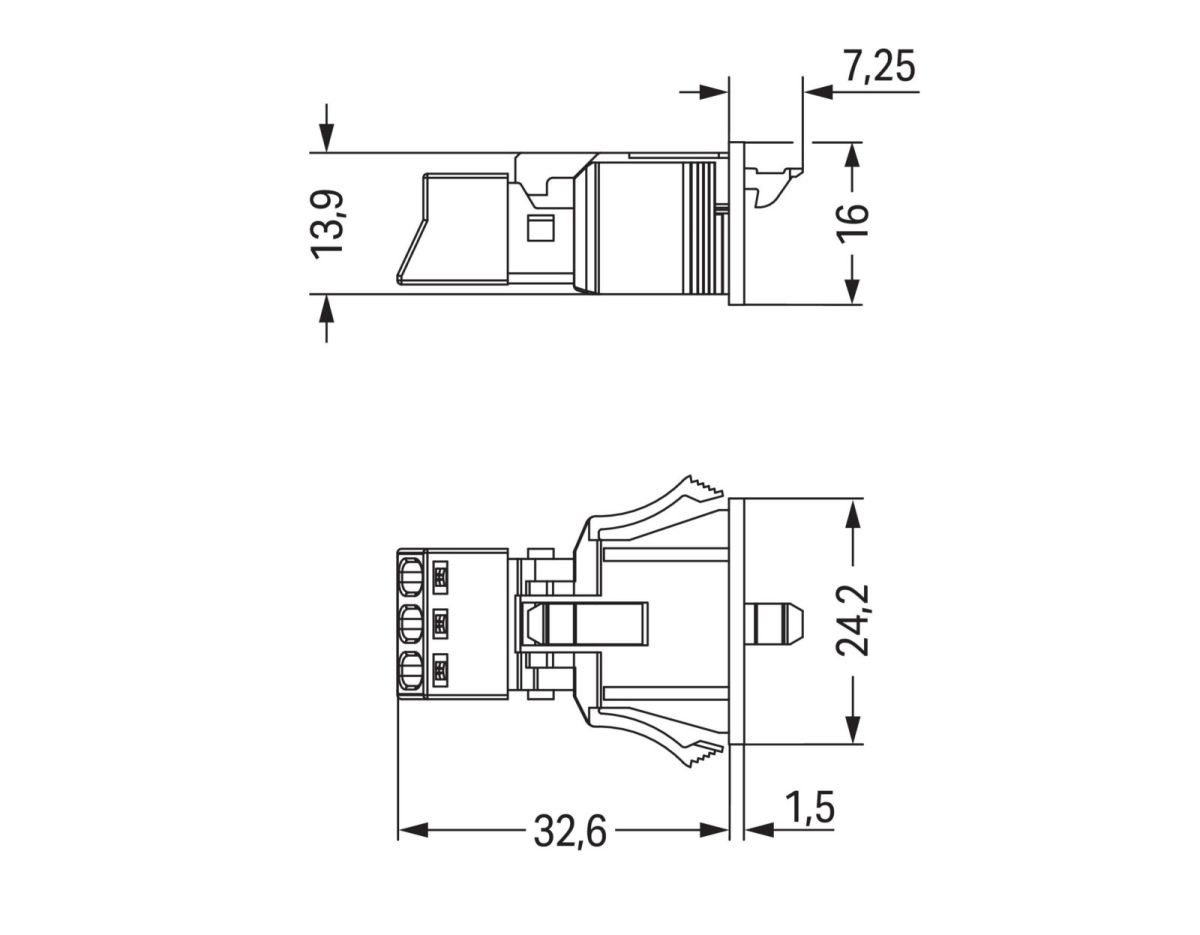 Snap-In-Buchse 890-783