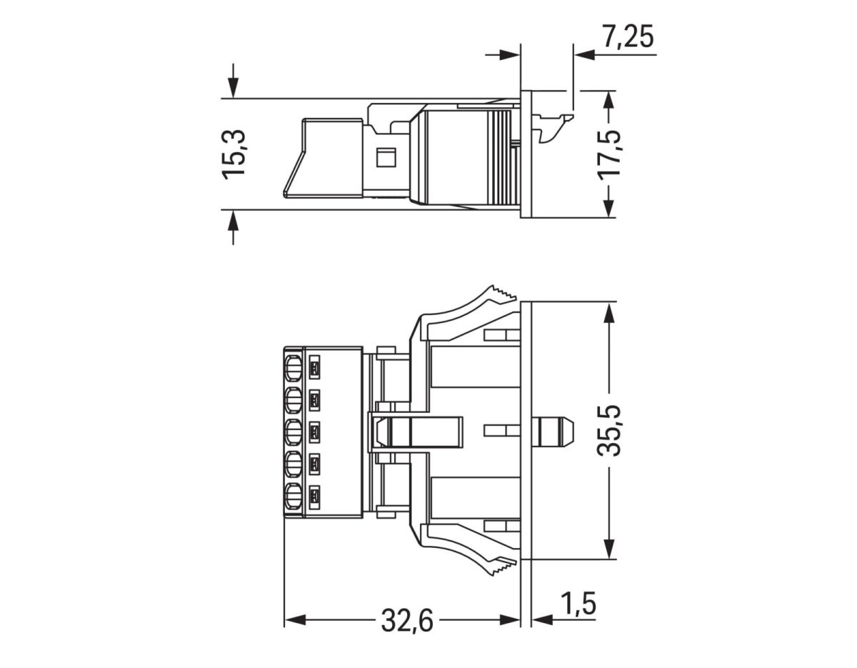 Snap-In-Buchse 890-785/080-000