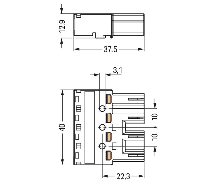 Stecker 4-polig 770-274/071-000