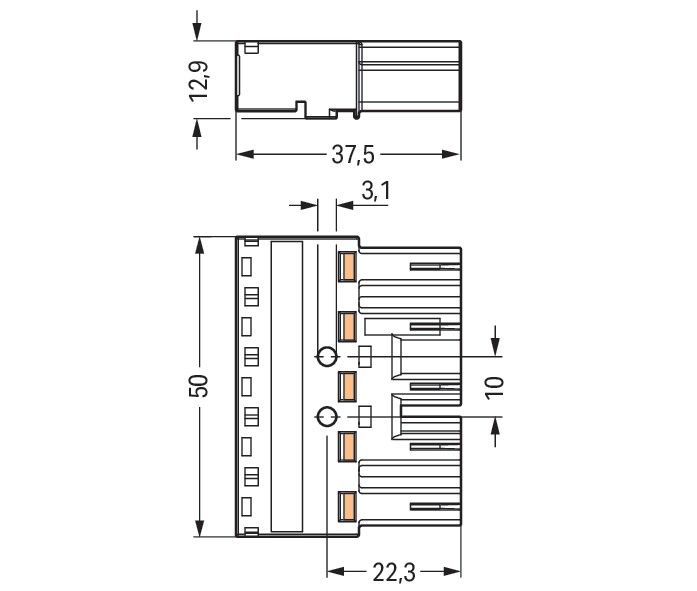 Stecker 5-polig 770-255/064-000