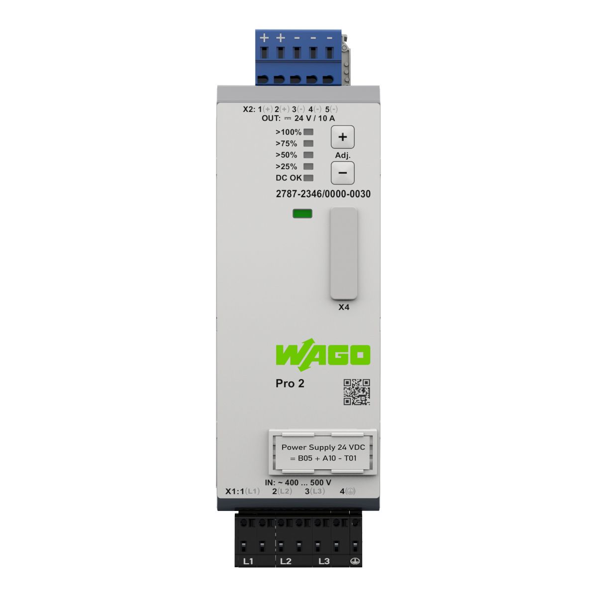  Stromversorgung Pro 2,3-phasig WAGO 2787-2346/000-030