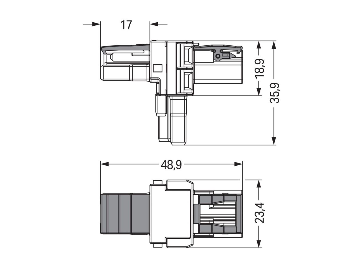T-Verteiler 2-polig 770-1601