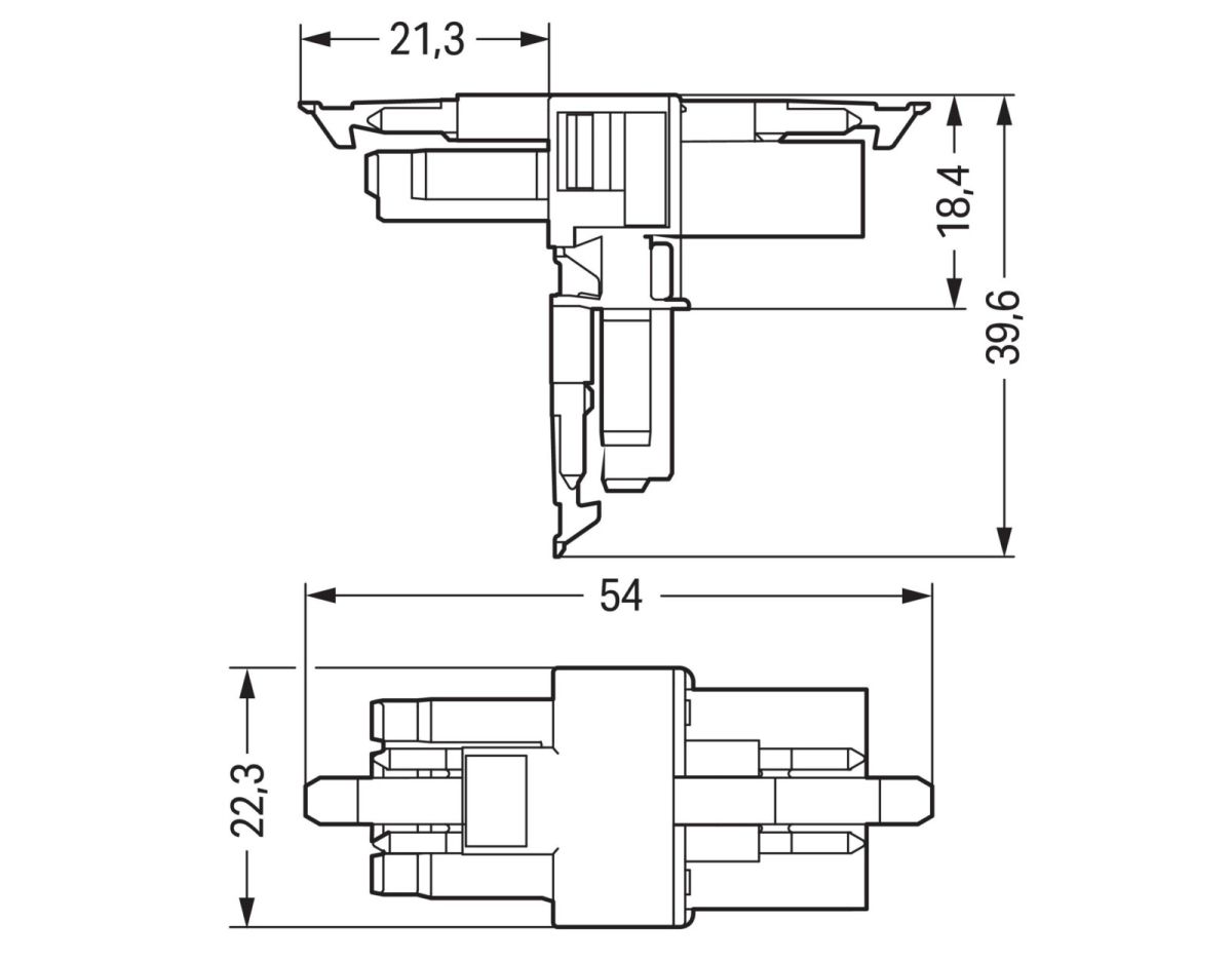 T-Verteiler 4-polig 890-1731