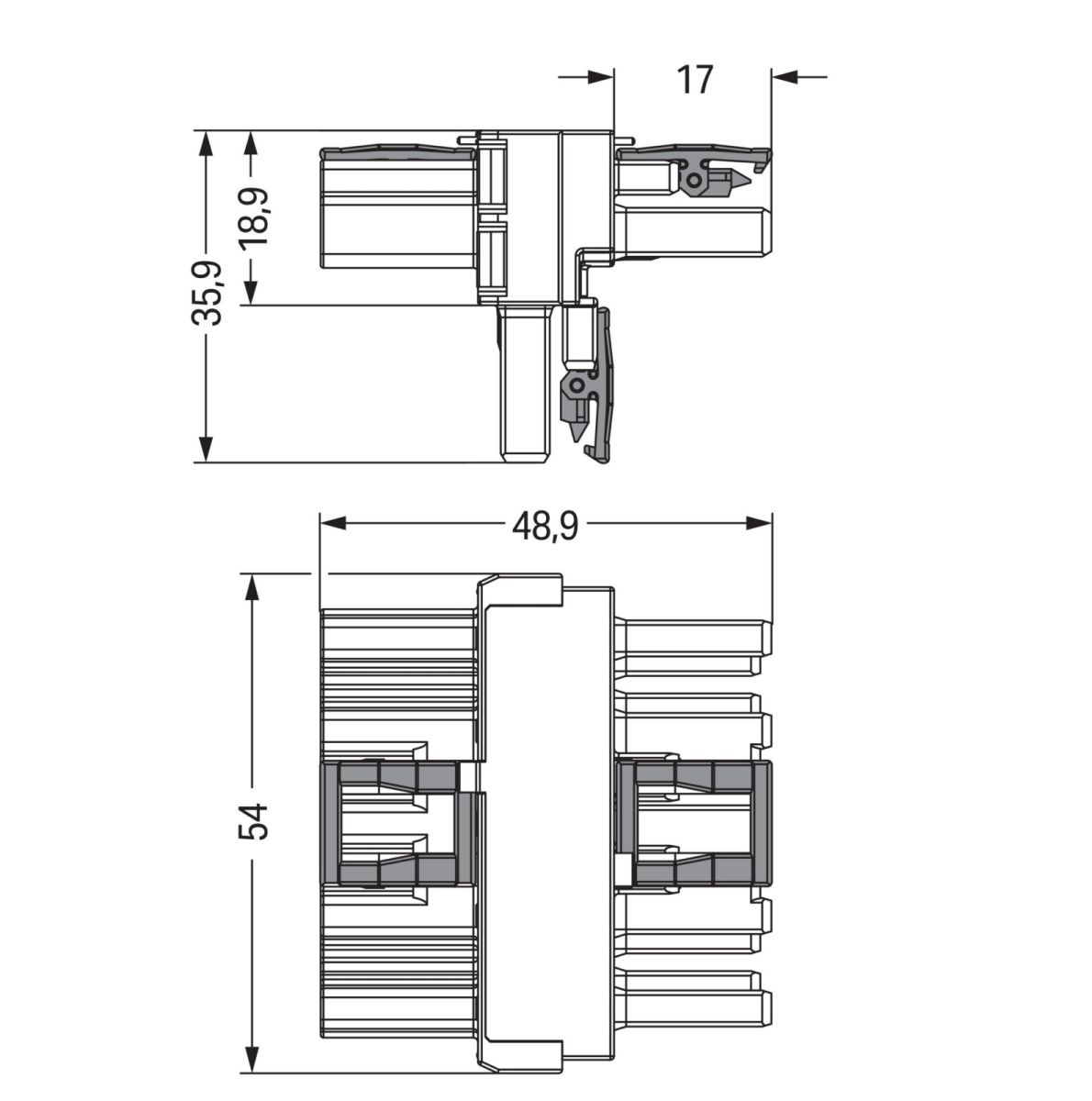 T-Verteiler 5-polig 770-622
