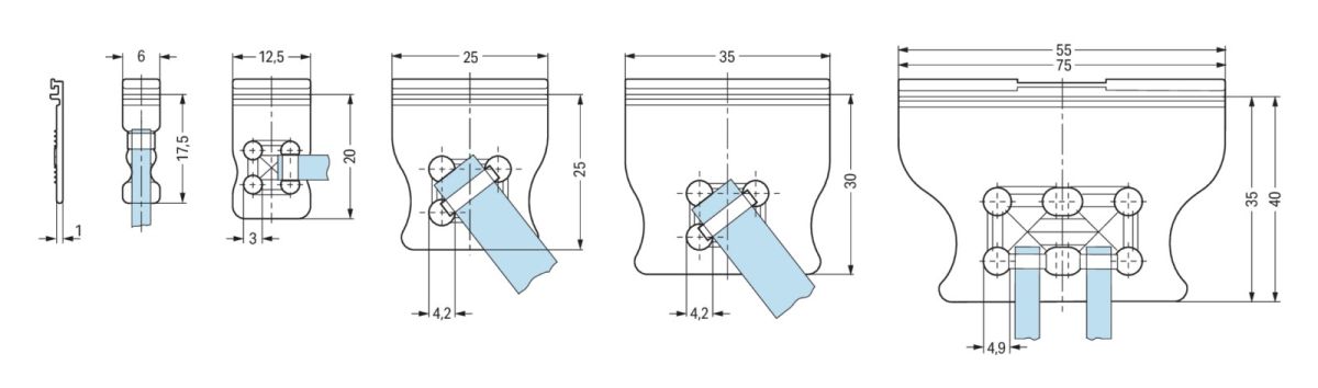 Zugentlastungsplatte 734-428