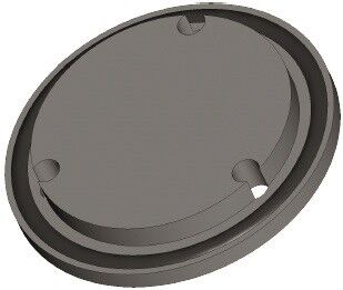 Endkappe CS-480B.fl RAL900A