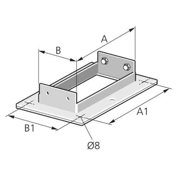 Endflansch EF 100/100