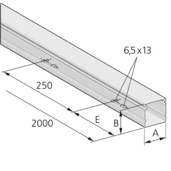 Installationskanal PIK 60/60 VA
