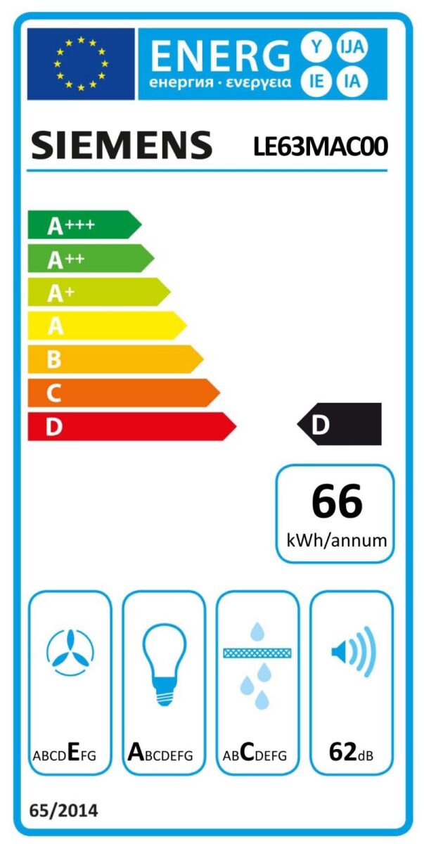 Zwischenbauhaube EEK:D LE63MAC00
