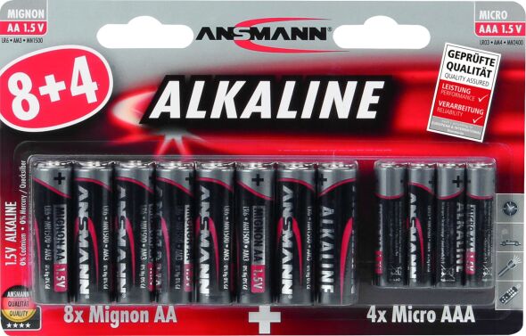 Batterie 4x 1,5V Micro AAA 148051