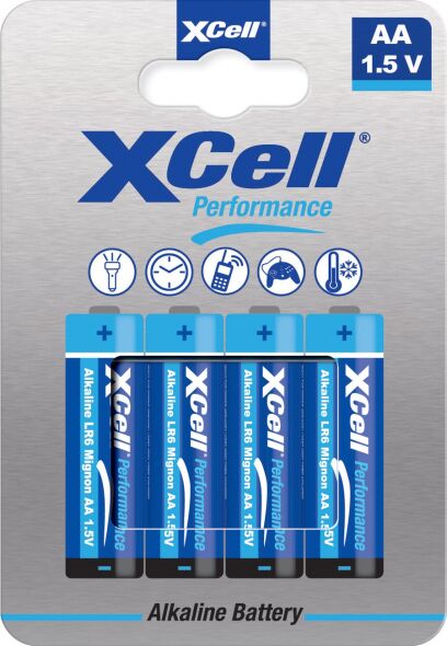 Batterie Alkaline Mignon LR6HP (Bli4)