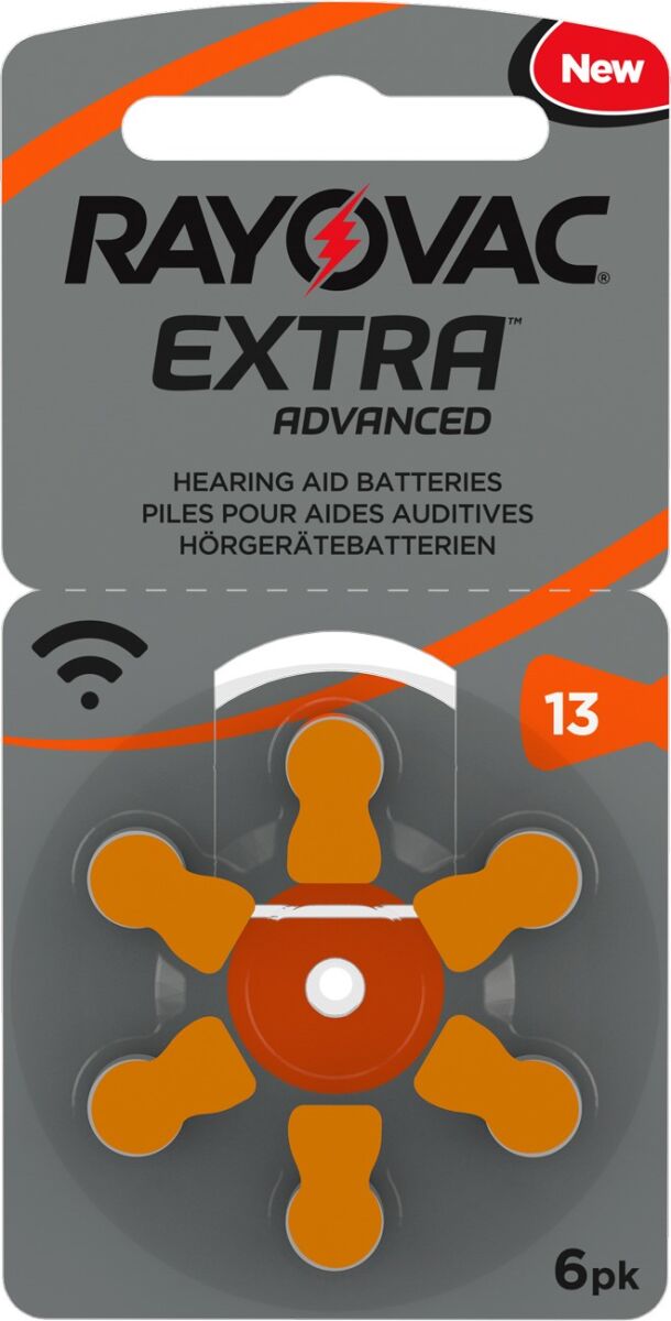 Hörgerätebatterie 1,4V Extra Advanced R13AE