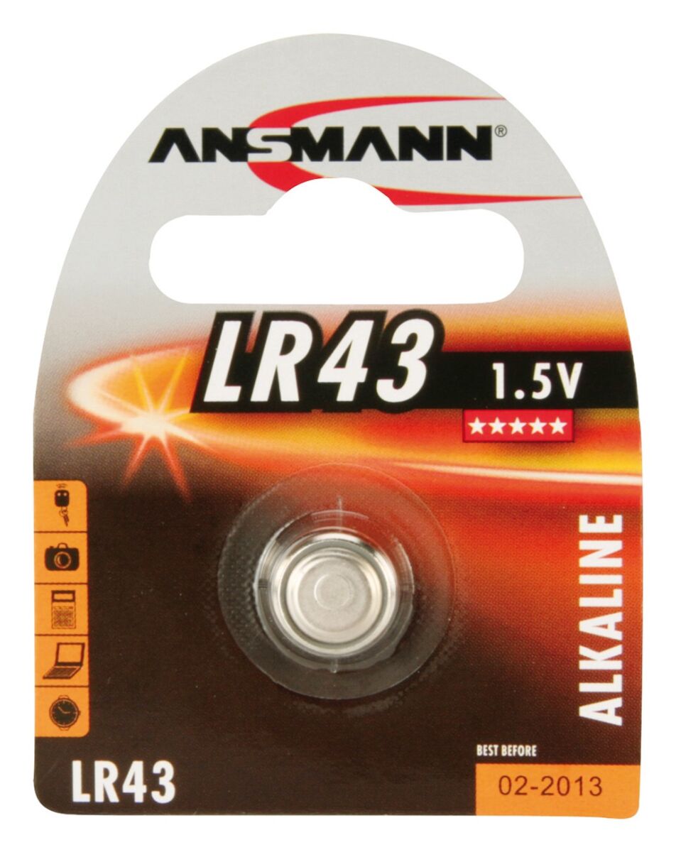Knopfzelle 1,5V LR 43