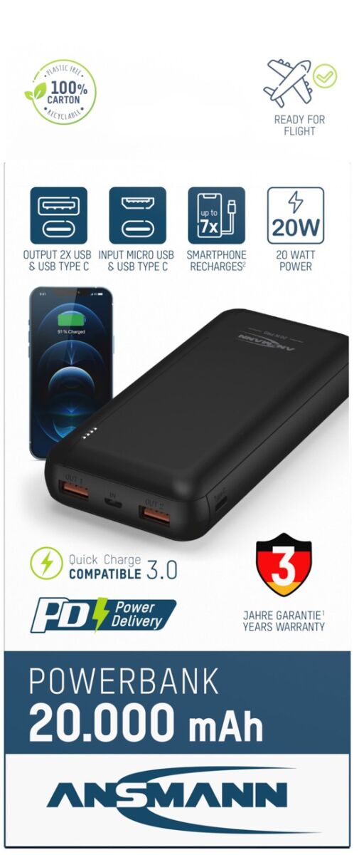 Powerbank Pro 20.000mAh 147975